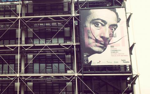 Le grand Dali a Beaubourg