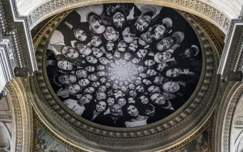 Street Artist JR Brings a Photography Installation to the Pantheon