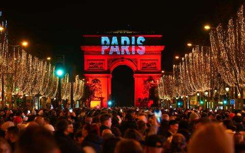 Paris celebrates the festive season